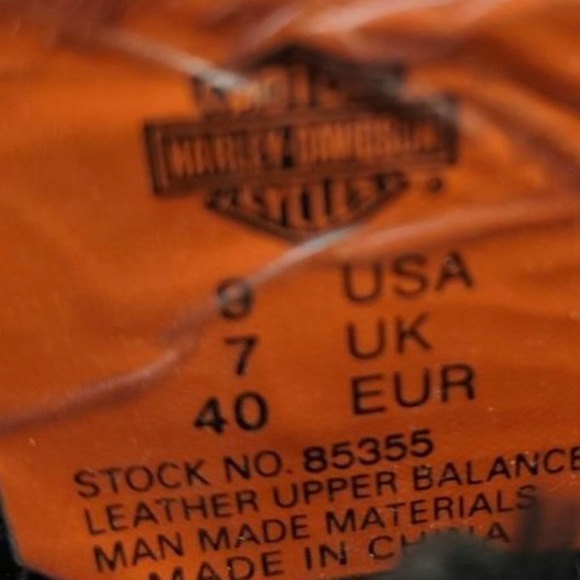 Harley-Davidson Galinda Black Leather Harness Motorcycle Boots D83254 - Picture 7 of 12